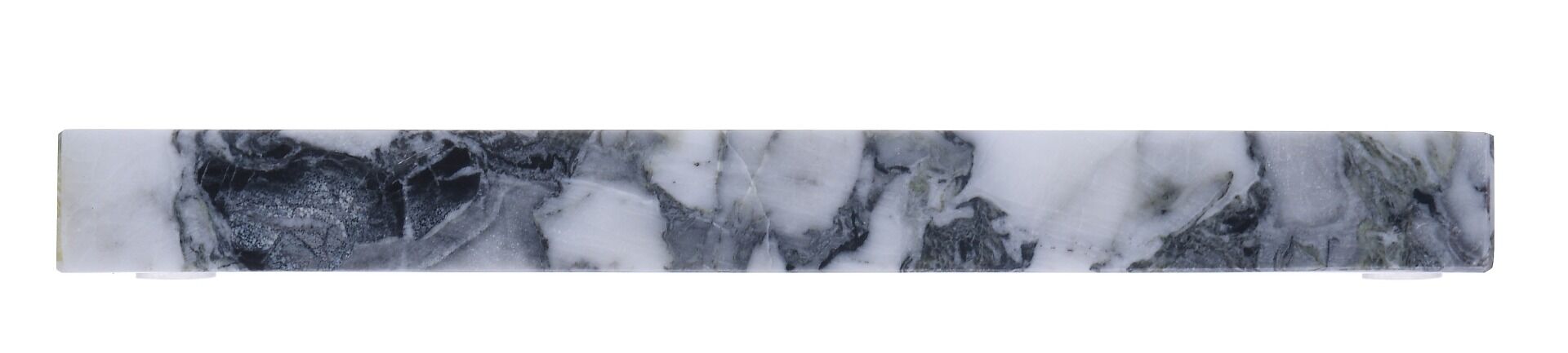 Niebieska taca Marble Mint Grey 25x15x2cm