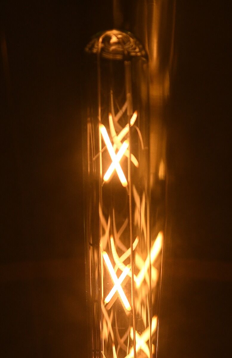 Lampa podłogowa Flame Champagne XXL 50x50x158 cm