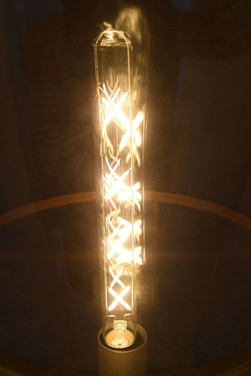 Lampa podłogowa Flame Champagne XL 40x40x108 cm