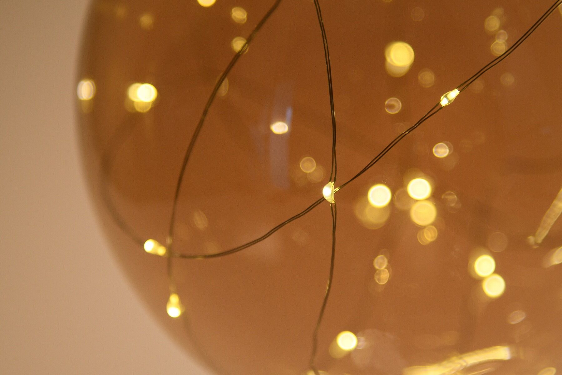 Bombka LED Amber 20 cm 