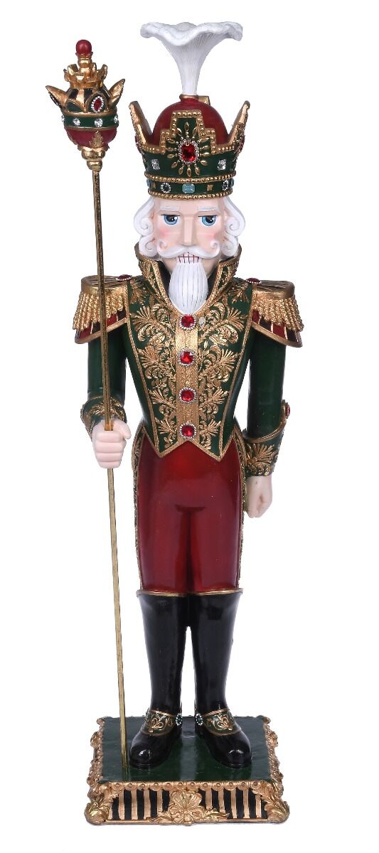 Figurka żołnierz z cyrkoniami 19x15x67 cm