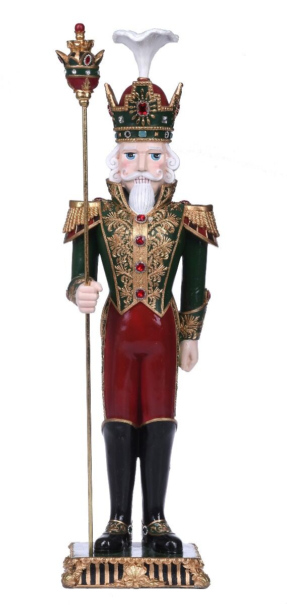 Figurka żołnierz z cyrkoniami 19x15x67 cm