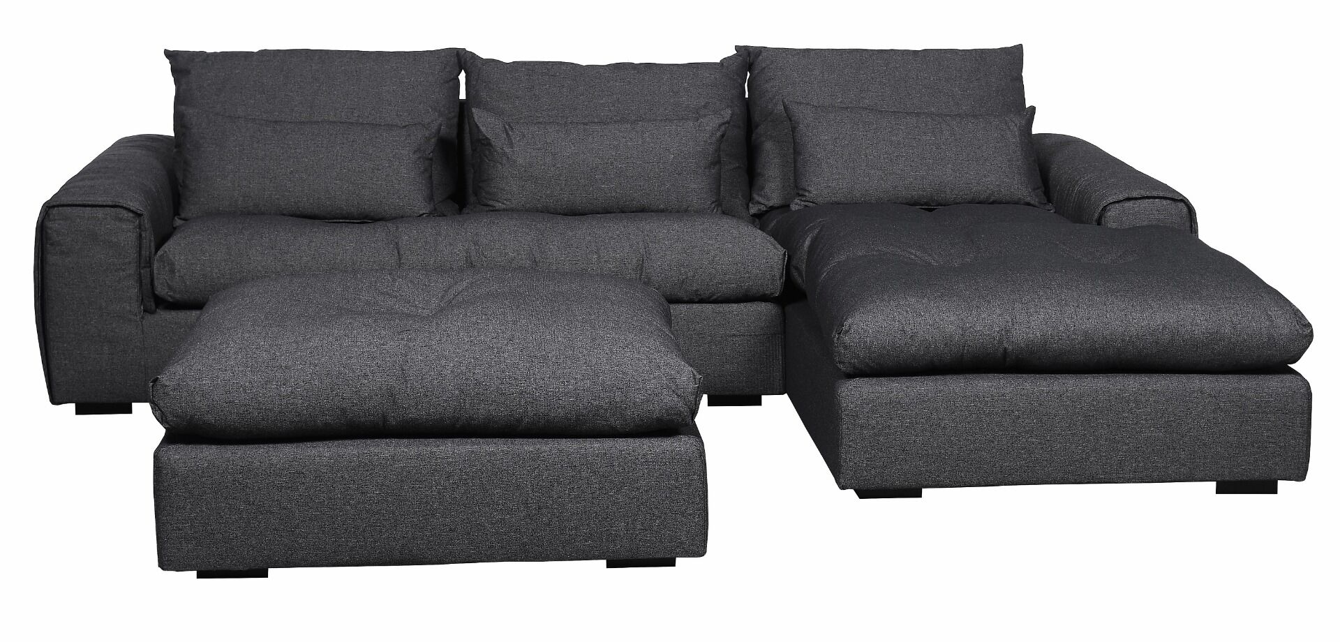 Sofa narożna Cobra z otomaną prawą 303x292x72 cm