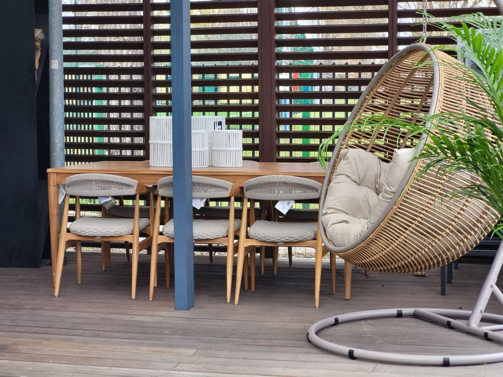 Fotel wiszący ogrodowy Cocoon De Luxe 120x73x195 cm 
