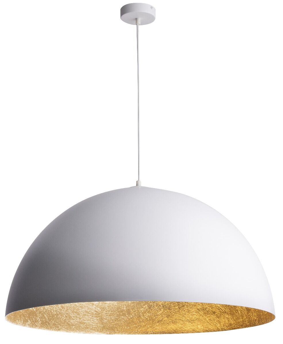 Lampa wisząca Sfera 70x70x115 cm biały/złoty