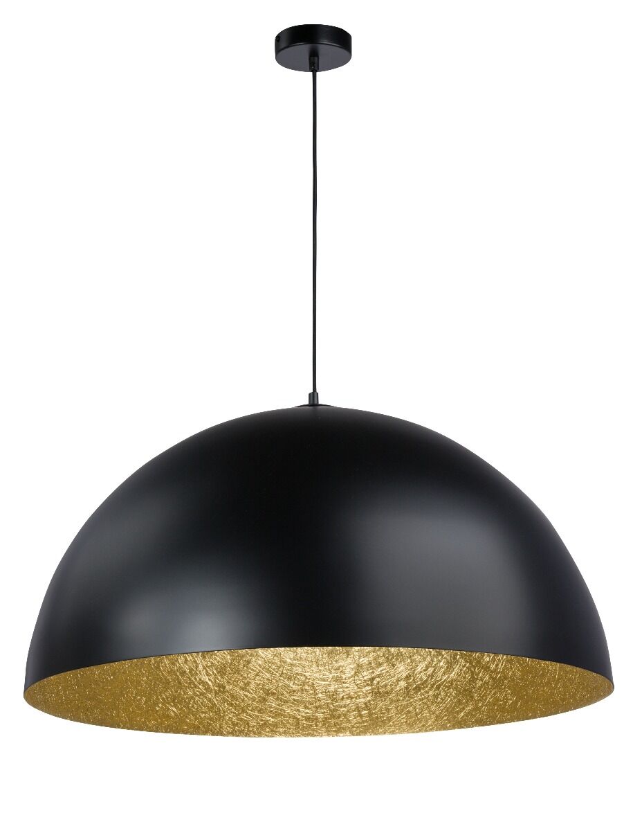 Lampa wisząca Sfera 90x90x125 cm czarny/ złoty